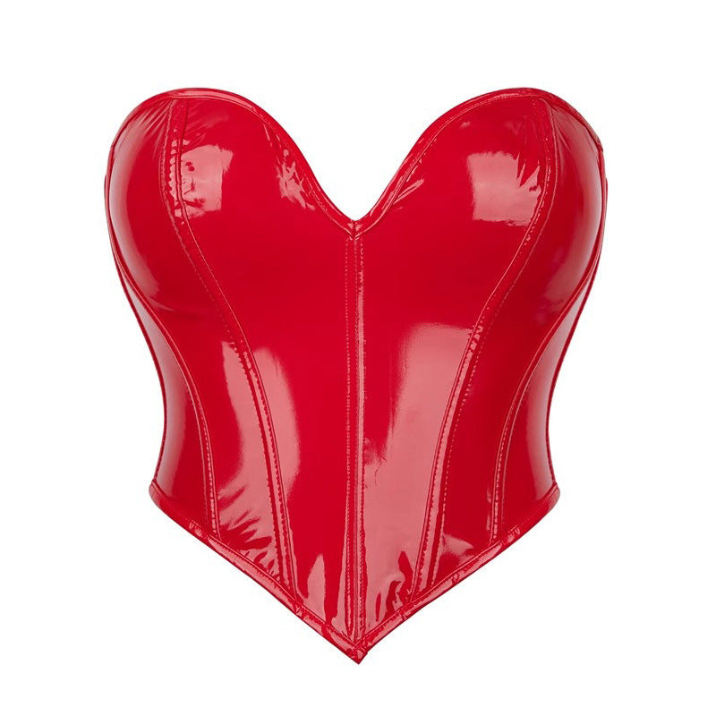 Palace Series PVC Bust-Lifting Sexy Corset