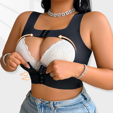 Women’s Front-Close Shaping Top – Bust Lift & Waist Control